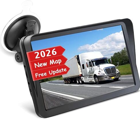 نظام تحديد المواقع العالمي (GPS) لشاحنة السيارة 2026 - نظام ملاحة بشاشة لمس 9 بوصة مع خرائط الولايات المتحدة/كاليفورنيا/MX، تحديثات مجانية للخرائط مدى الحياة، بث صوتي، تحذير كاميرا السرعة، وحدة نظام تحديد المواقع العالمي (GPS) للمركبة in Kuwait