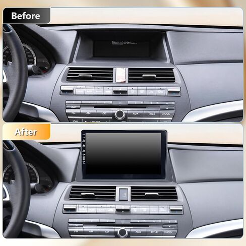 5G WiFi(6) Car Radio Accord 2008 2009 2010 2011 2012 2013 (8th Gen), Android13/Wireless CarPlay/Android Auto/Touch Screen/GPS Navigation/Bluetooth/FM/HD Backup Camera (2+64) in Saudi Arabia