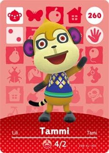 Tammi - Nintendo Animal Crossing Happy Home Designer Amiibo Card - 260 in Saudi Arabia