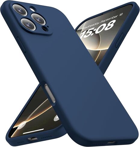 CellEver Heavy-Duty Silicone Case for iPhone 14 [Camera Protection] [Anti-Oil Coating] Military Drop Protection, Soft Scratch-Free Interior, Navy Blue in Saudi Arabia