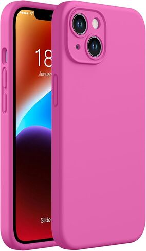 CellEver Heavy-Duty Silicone Case for iPhone 14 [Camera Protection] [Anti-Oil Coating] Military Drop Protection, Soft Scratch-Free Interior, Navy Blue in Saudi Arabia