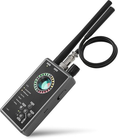 V70 Hidden Camera Detector, Anti-Spy Camera Finder, Bug Detector, RF Scanner, Magnetic GPS Tracker Finder, 7 IR LED Lens Finder, Dual IR Sensors, Vibration Alarm, Rechargeable for Travel/Hotel/Office in Saudi Arabia