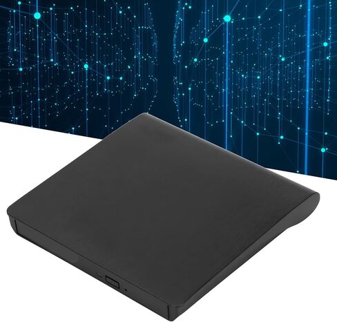 External DVD Drive Box, USB 3.0 USB 2.0 5Gbps Optical Drive Enclosure for Laptop, with Solution for 12.7mm 9.5mm DVD RW in Saudi Arabia