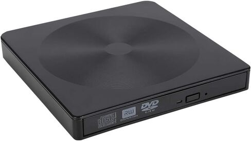 USB 3.0 External DVD Recorder Optical Drive, Portable DVD Burner with Anti - Burnout Chip, Compatible with / 7/8 / OS 8.6 for Laptop Desktop in Kuwait