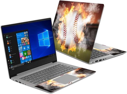 MightySkins Skin Compatible with Lenovo Ideapad 330S 14" (2018) - Fastball | Protective, Durable, and Unique Vinyl Decal wrap Cover | Easy to Apply, Remove, and Change Styles | Made in The USA in Saudi Arabia