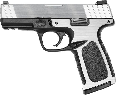 MightySkins Glossy Glitter Skin Compatible with Smith & Wesson SD VE Series - Cold Steel | Protective, Durable High-Gloss Glitter Finish | Easy to Apply and Change Styles | Made in The USA in Saudi Arabia