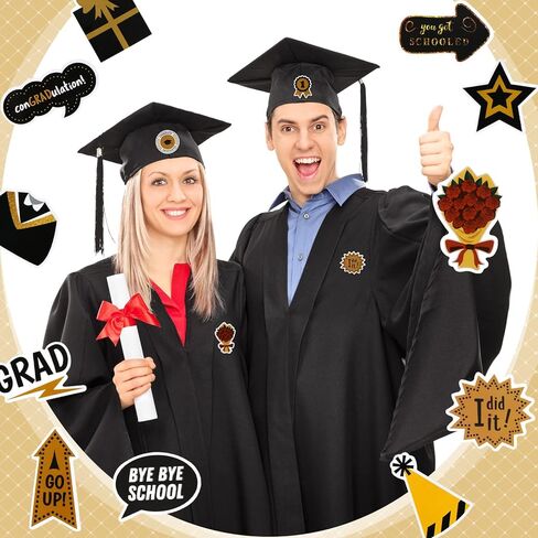 Leinuosen 52 Pcs 2026 Graduation Sticker for Scrapbooking 2026 Graduation Scrapbooking Supplies Sticker Decal Graduation Label Sticker for College Graduation Party Favor Decoration in Saudi Arabia
