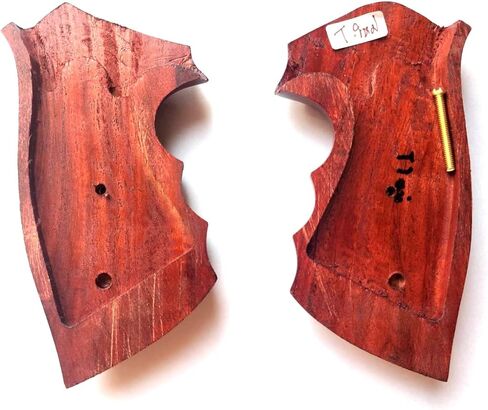 BMPL Hardwood Luxury Laser Grips Compatible with Taurus Medium/Large Frame.357 M44, 65, 66, 80, 82, 83, 96, 431, 441, 607, 608, 669 Revolver Handmade in Saudi Arabia