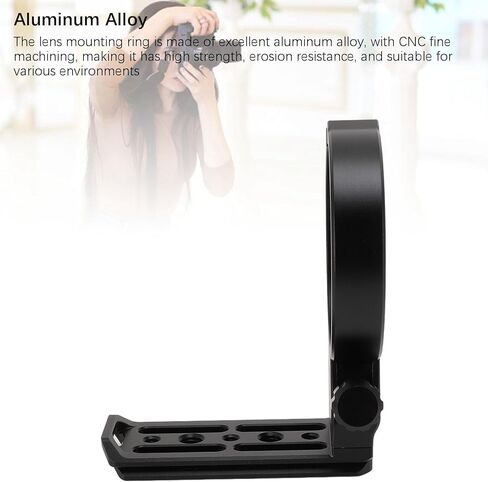 حلقة تثبيت بطوق معدني للعدسة متوافقة مع FE 70-200 مم F4 Macro G OSS II، دعامة حامل دعم العدسة 80 مم حلقة تثبيت سريعة الإصدار 1/4 3/8 بوصة in Kuwait