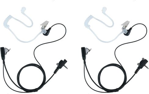 VX-261 سماعة أذن أنبوبية صوتية سرية متوافقة مع Motorola Vertex EVX-261 VX-231 EVX-531 EVX-534 VX-180 VX-298 VX-350 VX-351 راديو لاسلكي مع ميكروفون PTT (عبوة واحدة باللون الأسود) in Kuwait