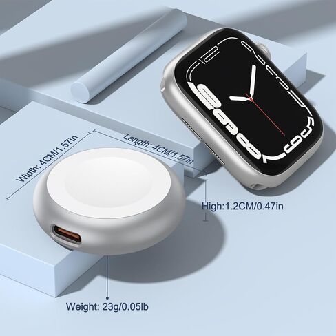 شاحن مغناطيسي Meliya لساعة Apple 11، محول شحن USB من النوع C لساعة Apple، قاعدة شاحن iWatch اللاسلكية المحمولة لسلسلة iWatch 10 9 8 7 6 Ultra SE 3 2,42/46/44 مم in Saudi Arabia