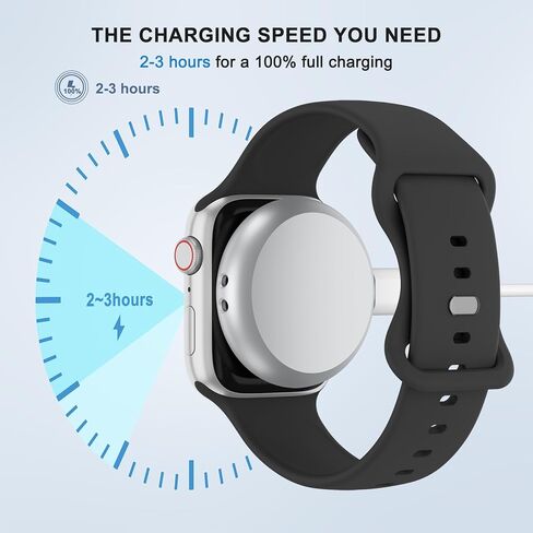 شاحن مغناطيسي Meliya لساعة Apple 11، محول شحن USB من النوع C لساعة Apple، قاعدة شاحن iWatch اللاسلكية المحمولة لسلسلة iWatch 10 9 8 7 6 Ultra SE 3 2,42/46/44 مم in Saudi Arabia