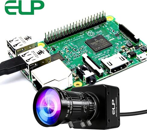 كاميرا ويب ELP عالية السرعة 4K 60FPS USB كاميرا ويب تكبير يدوية للكمبيوتر، Mini UVC 2160P USB3.0/2.0 كاميرات Lightburn لنظام التشغيل Windows وLinux وMac وPi و5-50 مم 10X Varifocal IMX678 كاميرا ويب للكمبيوتر المحمول Jetson Nano in Kuwait