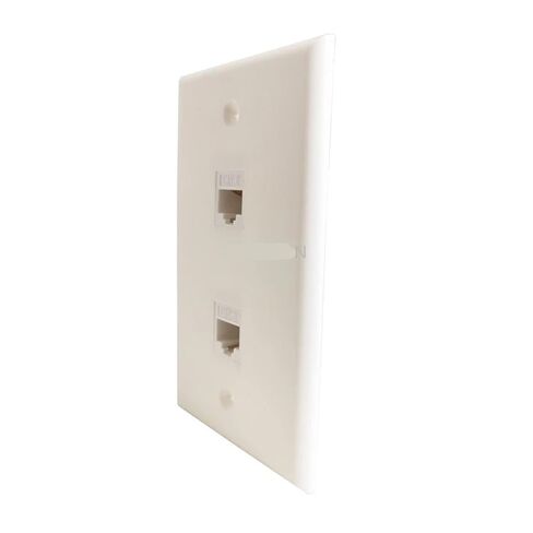 2-Port CAT6 RJ45 US لوحة حائط أنثى LAN in Kuwait