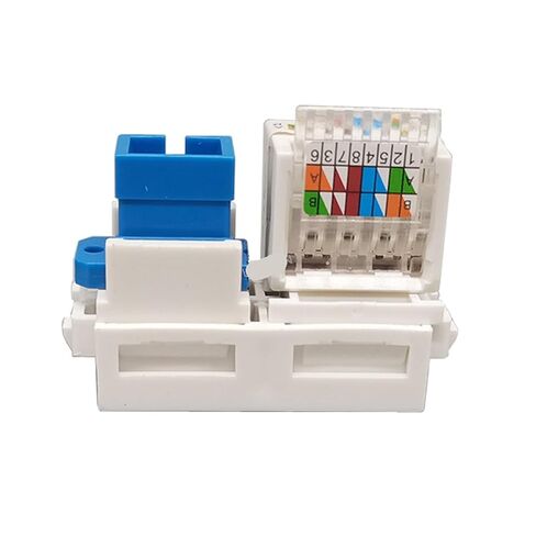 SC UPC موصل الألياف البصرية أنثى SC/SC مع وحدة مقبس CAT6 RJ45 LAN 23x36 مللي متر in Kuwait
