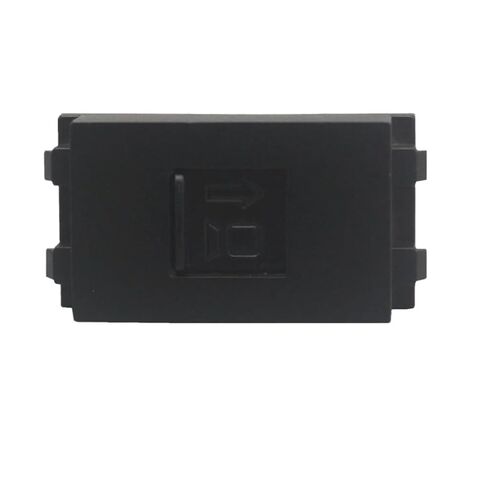 مقبس معياري CAT6 RJ45 أسود مع غطاء منزلق، موصل LAN إيثرنت 23 × 36 مم in Kuwait