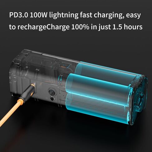 قبضة بطارية صغيرة EACHSHOT ZGCINE ZG-H50، 50 وات في الساعة 14.8 فولت مع شاشة OLED لمنافذ USB-C D-Tap، لإضاءة الفيديو والهواتف المحمولة Gopro ومدونات الفيديو بالفاصل الزمني وتصوير الأفلام المباشرة in Saudi Arabia