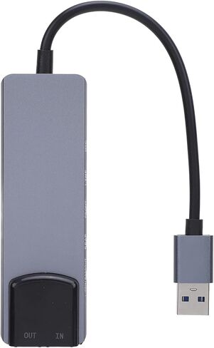 Banapoy بطاقة الصوت الخارجية خلط دعم 7.1 قناة USB محول بطاقة الصوت لـ 98 7 8، اتصالات متعددة الاستخدامات ومريحة لمشاهدة الأفلام in Kuwait