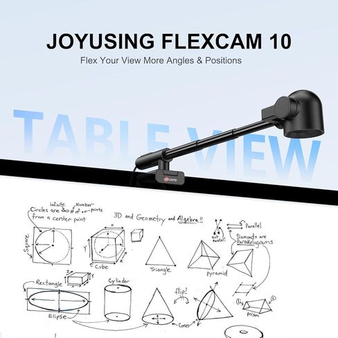 JOYUSING FlexCam10 4K Eye Contact Webcam for PC, 4 Modes in 1 Webcam with Microphone, PDAF Autofocus, 2 Noise-Cancelling Mics, 79° FOV, for Conference, Streaming, Facetime Zoom/Teams/Google Meet in Saudi Arabia