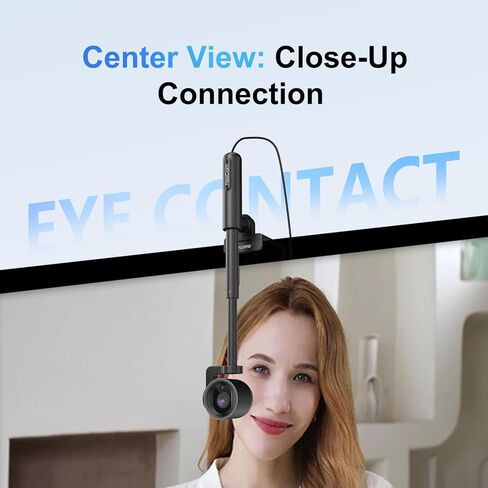 JOYUSING FlexCam10 4K Eye Contact Webcam for PC, 4 Modes in 1 Webcam with Microphone, PDAF Autofocus, 2 Noise-Cancelling Mics, 79° FOV, for Conference, Streaming, Facetime Zoom/Teams/Google Meet in Saudi Arabia