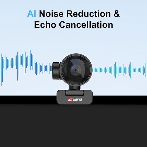 JOYUSING FlexCam10 4K Eye Contact Webcam for PC, 4 Modes in 1 Webcam with Microphone, PDAF Autofocus, 2 Noise-Cancelling Mics, 79° FOV, for Conference, Streaming, Facetime Zoom/Teams/Google Meet in Saudi Arabia