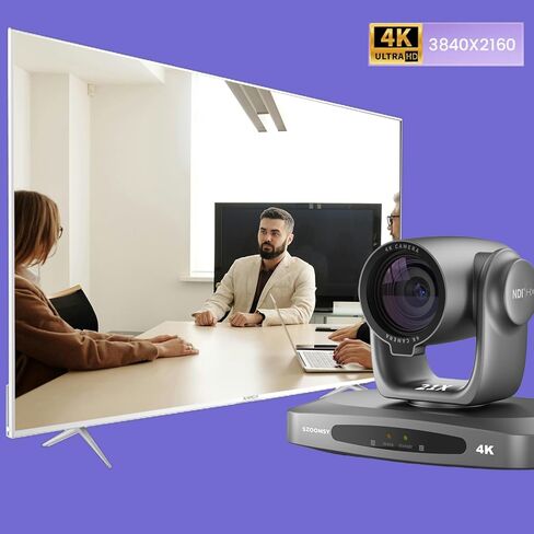 كاميرا 4K NDI PTZ Camer 20X زووم بصري AI تتبع الكاميرا مع HDMI/USB/LAN/PoE كاميرا غرفة الاجتماعات للبث المباشر ومؤتمرات الفيديو وخدمات الكنيسة in Kuwait