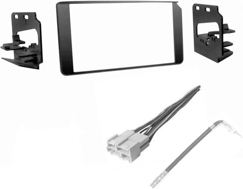 Car Stereo Dash Kit Wire Harness and Antenna Adapter Combo to Install a Double Din Size Aftermarket Radio for Some 95-02 GMC GM Chevrolet Truck SUV- See Compatible Vehicles Below in Saudi Arabia