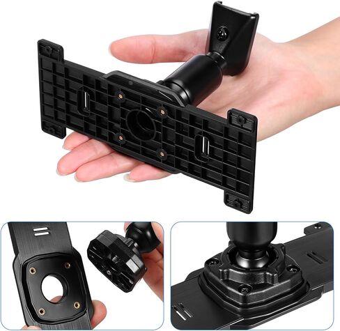 Ipetboom Rearview Mirror Bracket Mount Kit for Dash Cam - 1 Set Universal Rear View Mirror Dash Camera Holder with Back Plate and Screws for Stable Car Dvr Installation Instead of Sloppy Strap in Saudi Arabia
