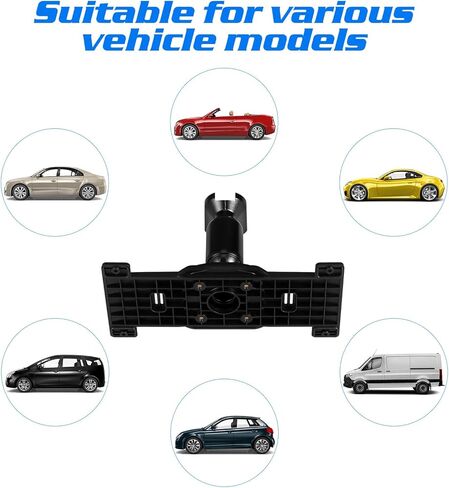 Ipetboom Rearview Mirror Bracket Mount Kit for Dash Cam - 1 Set Universal Rear View Mirror Dash Camera Holder with Back Plate and Screws for Stable Car Dvr Installation Instead of Sloppy Strap in Saudi Arabia