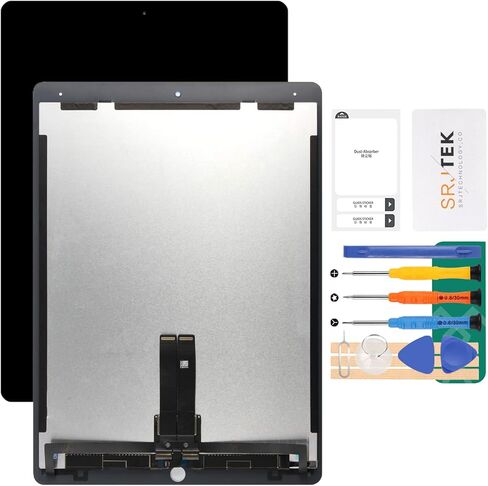 استبدال شاشة iPad Pro 12.9 لجهاز iPad Pro 12.9 الجيل الثاني LCD محول رقمي لشاشة تعمل باللمس 2017 A1670 A1671 A1821 أسود (مع كابل مرن PCB موصل IC) in Saudi Arabia