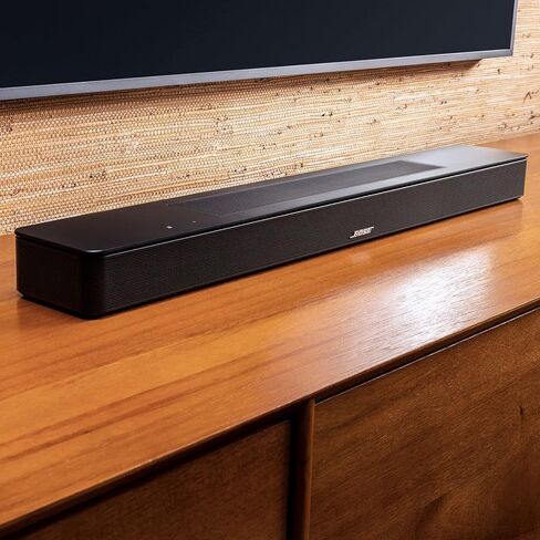 Bose Smart Soundbar 600 with Dolby Atmos, Bluetooth Wireless Sound Bar for TV with Build-In Microphone and Alexa Voice Control, Black (Renewed) in Saudi Arabia