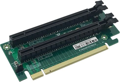 بطاقة محول ipolex PCI-Express 16x Riser 270 درجة R-Angle Riser لـ 1U 2U، متوافقة مع بطاقة Supermicro Riser RSC-RR1U-E16 in Saudi Arabia