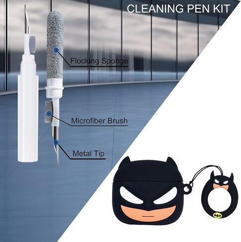 for AirPods Pro 3rd Generation Case 2025 Released, 3D Cute Cartoon Cool Funny Animal Anime Shockproof Silicone Cover Skin for AirPods Pro 3 Case Accessories with Cleaning Pen Kit for Boy Girl in Saudi Arabia