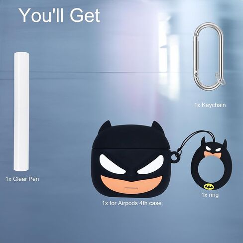 for AirPods Pro 3rd Generation Case 2025 Released, 3D Cute Cartoon Cool Funny Animal Anime Shockproof Silicone Cover Skin for AirPods Pro 3 Case Accessories with Cleaning Pen Kit for Boy Girl in Saudi Arabia