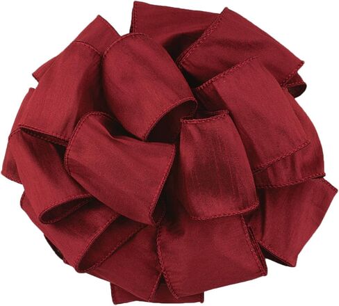 Offray anisha سلكي شريط EDGE ، 2 – 1/2 بوصة من 10-yard ، لون أخضر الغابات in Saudi Arabia