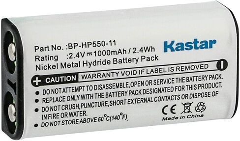Kastar 1-Pack BP-HP550-11 2.4V 1000mAh Ni-MH Battery Replacement for Sony MDR-RF860RK MDRRF860RK, MDR-RF925 MDRRF925, MDR-RF925RK MDRRF925RK, MDR-RF970 MDRRF970, MDR-RF970RK MDRRF970RK Headphone in Saudi Arabia