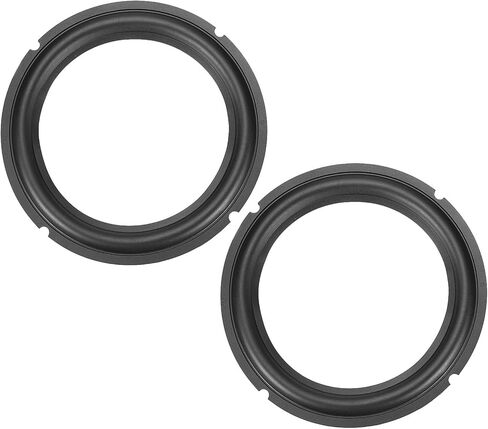 uxcell 6.5 Inch Rubber Speaker Edge Surround Ring Speaker Gasket Kit for Subwoofer Repair, 2 Pcs in Kuwait
