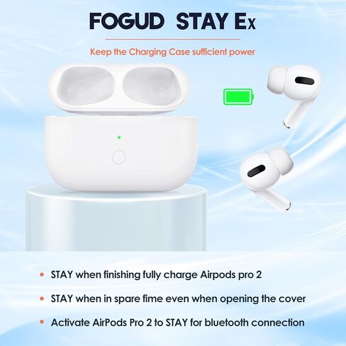 Wireless Charging Case Compatible for AirPods Pro 1st & 2nd Gen with USB-C Charging, Type-C Charging Port for AirPods Pro Charging Case Replacement with Bluetooth Pairing Sync Button in Saudi Arabia