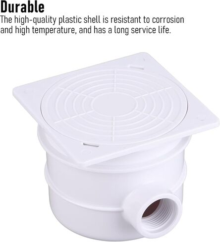 Srliya Underwater Junction Box, Durable Plastic Shell Proof, with Easy Installation for Swimming Pool Lights Outdoor Lights in Saudi Arabia