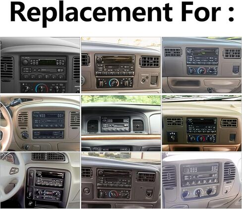 وحدة رأس ستيريو راديو السيارة لسيارة Ford F150 F250 F350 F450 F550 (1998-2004) E150 E250 E350 (1997-2008) Ranger (1995-2011) Explorer (1995-2000) Escape (2000-2007) مع Android Auto/CarPlay Navi 2G+32G in Kuwait