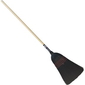 Authentic Hand Made All Broomcorn Broom (54-Inch/Medium Black)