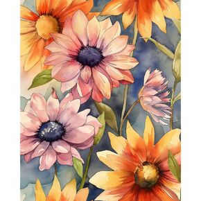 Natuyalo Paint by Numbers Kit for Adults - Natural Landscape DIY Adult Paint by Number Kits River Acrylic Canvas Painting for Adults Beginners Kids Art Crafts Without Frame, 16x20 Inch