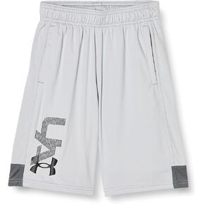 Under Armour Boys' UA Velocity Shorts - Mod Gray/Pitch Gray (YLG)