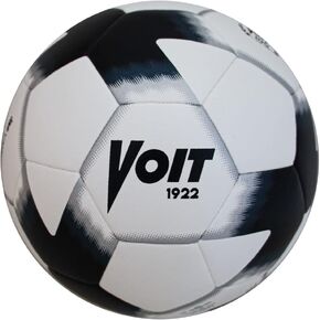 Voit Soccer Ball No. 4 Liga MX 2022, White and Black: for Passionate Amateur Players, Built with Cutting-Edge Hybrid Tech Technology