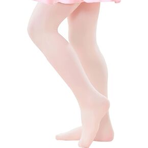 1 Pack Girls Toddler Student Ballet Dance Tights Footed Ultra Soft Student Ballet Legging Stocking (Ballet Pink, Child Age 2-4)