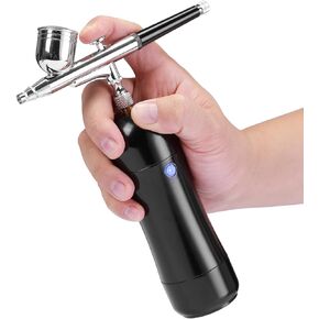Airbrush,high Pressure Cordless Rechargeable Airbrush kit for Nail Art, Makeup, Painting, and Cake Decorating