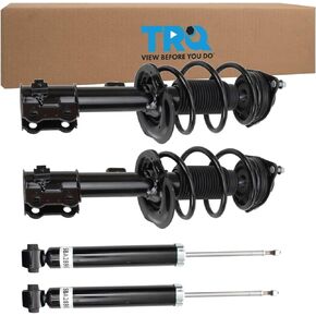 TRQ Front and Rear Complete Strut Assembly & Shock Absorber Kit Compatible with 13-16 Hyundai