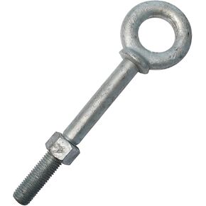 Steel Eyebolt, Not For Lifting, Galvanized Finish, 21" Length, Threads, Imported in Kuwait