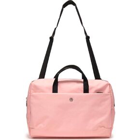 15.6 Inch Laptop Shoulder Bag, Water-Repellent Computer Briefcase for Women, Suitable for Work, Business, and Travel, with Organizer Pocket. (Pink, 16 Inches)