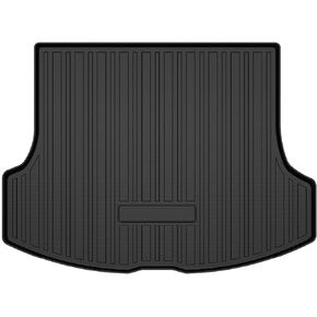 Powerty Floor Mats for 2021-2024 Ford Bronco 4-Door Accessories, All Weather TPE 3D Trunk Mats Custom Fit Floor Liners, 2 Row Set Floor Mats & Cargo Liner, Black
